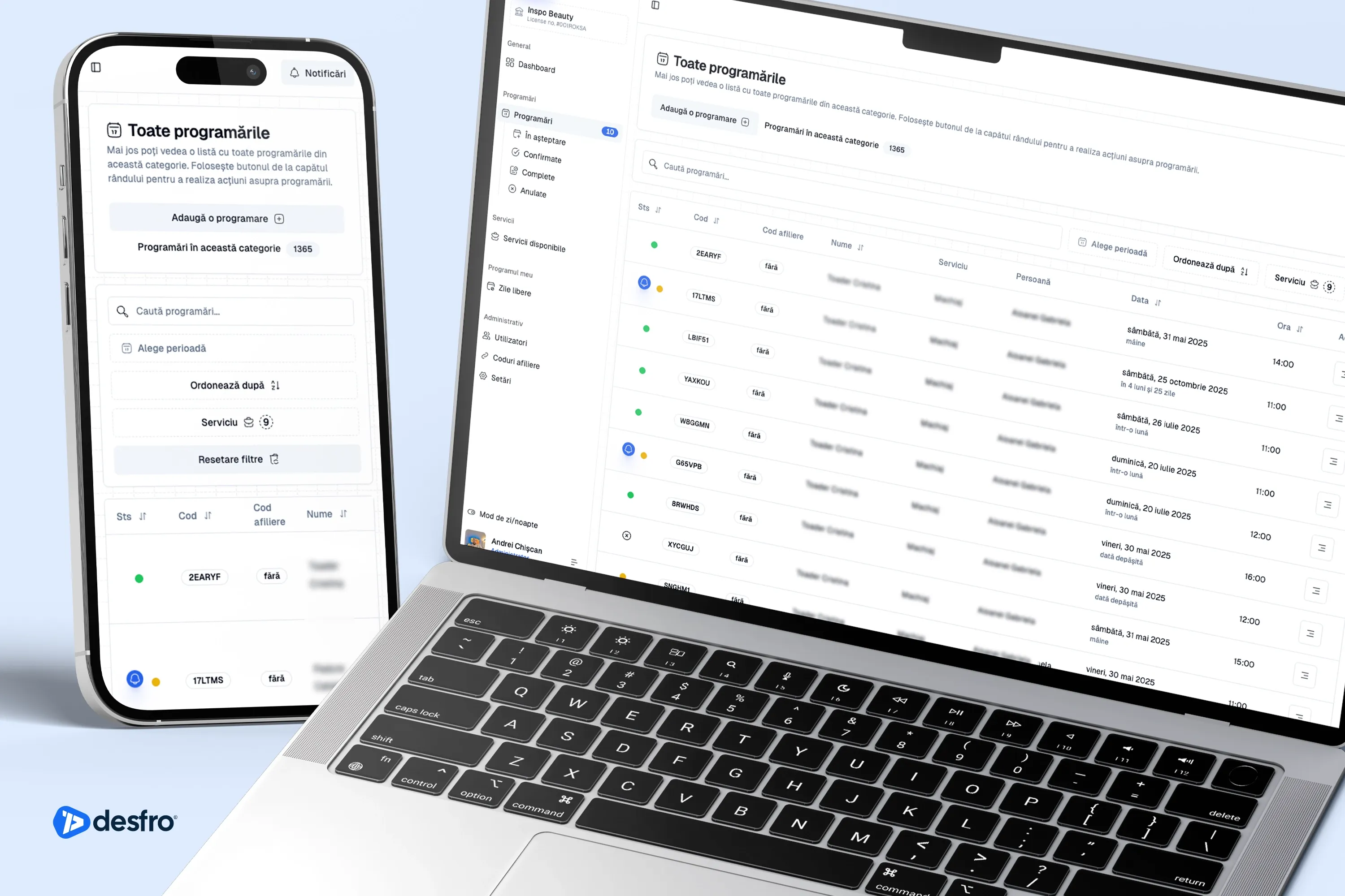 INSPO Beauty - Website & CRM
